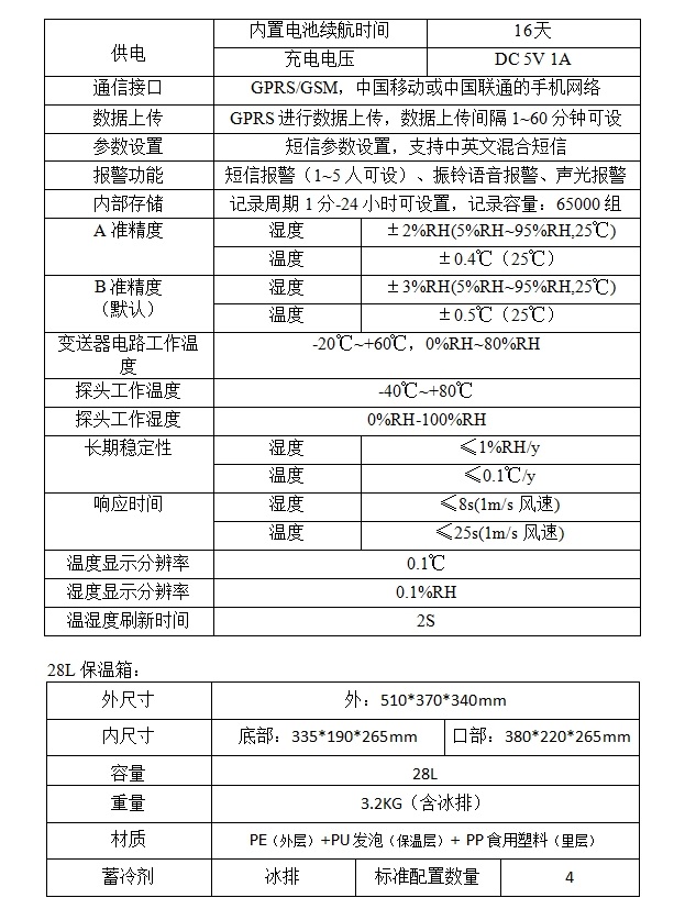 医疗器械冷链（运输、贮存）保温箱设备-28L