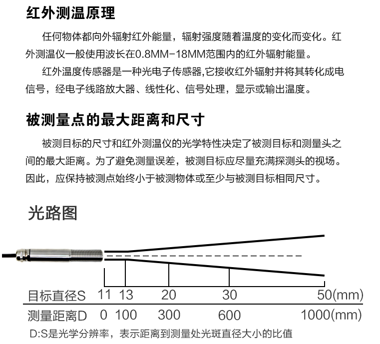 红外测温传感器